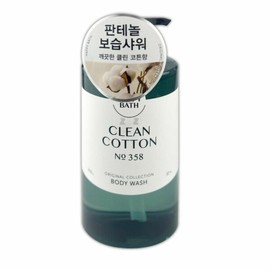 Happy Bath Body Wash Body Cleanser Body Shower Cotton Scent 910g (WD5AE8A) - Basic Product / 해피바스 바디워시 바디 클렌저 바디샤워 코튼향 910g (WD5AE8A) - 기본상품