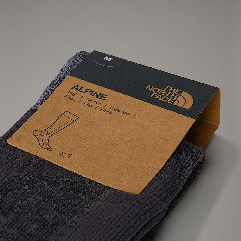 The North Face Mens Alpine High Sock, TNF BLACK, Medium
