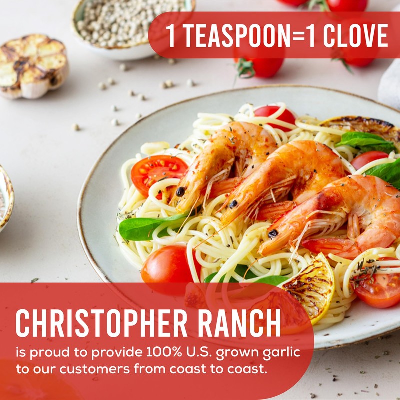 Christopher Ranch Chopped Garlic in Olive Oil | California-Grown Fresh