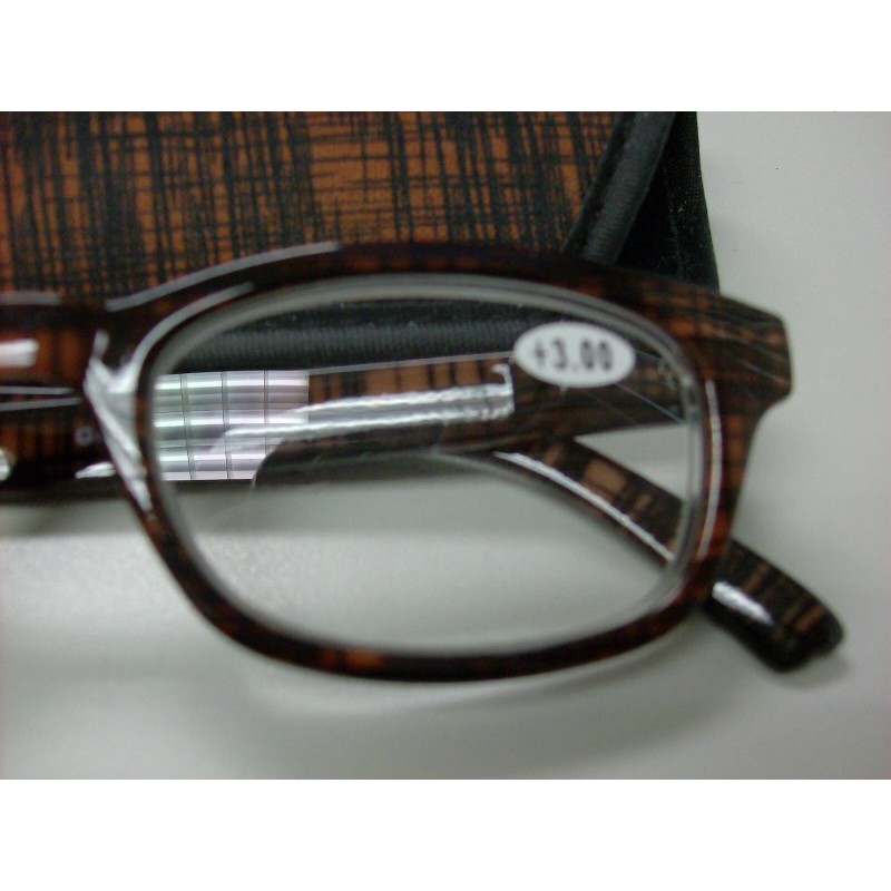 GG Plaid Reading Glasses, 4 assorted colors +3.00
