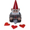 ChromaLabel 1.25 Inch Permanent Heart Stickers, 500 per Dispenser Box,