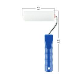 XDT Foam Paint Roller, 7 Piece 4 Inch in Paint Roller Set with Small Foam Paint Roller Covers, Tray, Frame and Liner for Professional Painting Results, Sponge Rollers for Painting and Staining