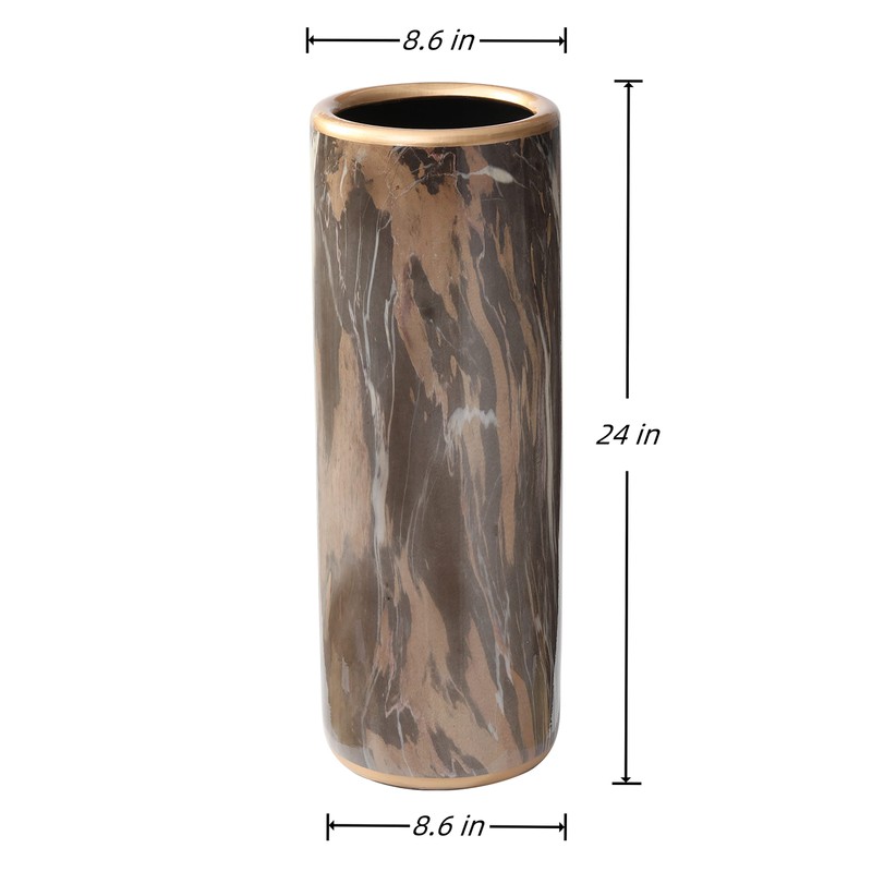 HOZUSO Marble Pattern Umbrella Stand Umbrella Contemporary Bucket Umbrella Rack