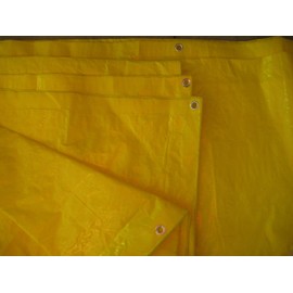 High Visibility Yellow Tarp 3.3 OZ., 20'x30'
