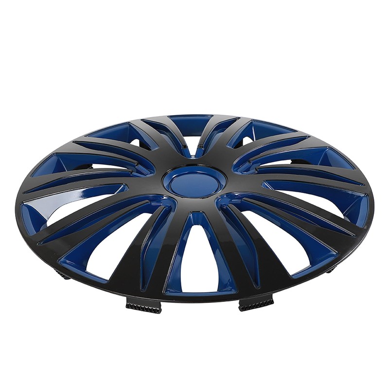 SCITOO 17 Inch 4 Pack Black & Blue Wheel Cover
