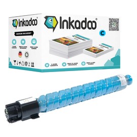 Inkadoo Toner Compatible with Ricoh 841595 / Type MP C 305 E Cyan MP C 305 E MP C 305 SP MP C 305 NRG - MP C 305 SPF MP C 305 SP, Approx. 4,000 Pages Toner Cartridges, Printer Toner