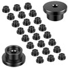 FMhotu Carbon Steel Nuts 24PCS, Heavy Duty Nuts Assortment Kit