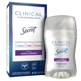 Secret Clinical Strength Desodorante Antitranspirante para Mujer Ooh La-La Lavender, 45 g