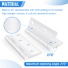 Pack of 10 Hinge, Foldable, 44 mm x 31 mm,