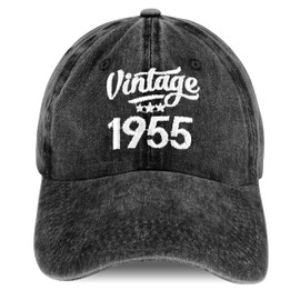 Moyel 70th Birthday Gifts for Men Women 1955 Birthday Gifts for Her Him 70 Year Old Birthday Gift Ideas Vintage 1955 Baseball Cap Golf Hat Birthday Gifts for Dad Mom Sister Husband
