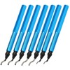 VASTOOLS Deburring Tools,7pc,High Grade Swivel Blades,Metal Handle Deburr Tool for