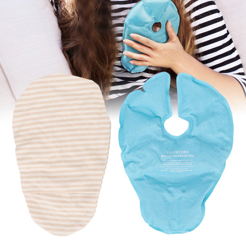 Breast Hot Cold Pad Waterproof Soft Gel Bead Mastitis Relief