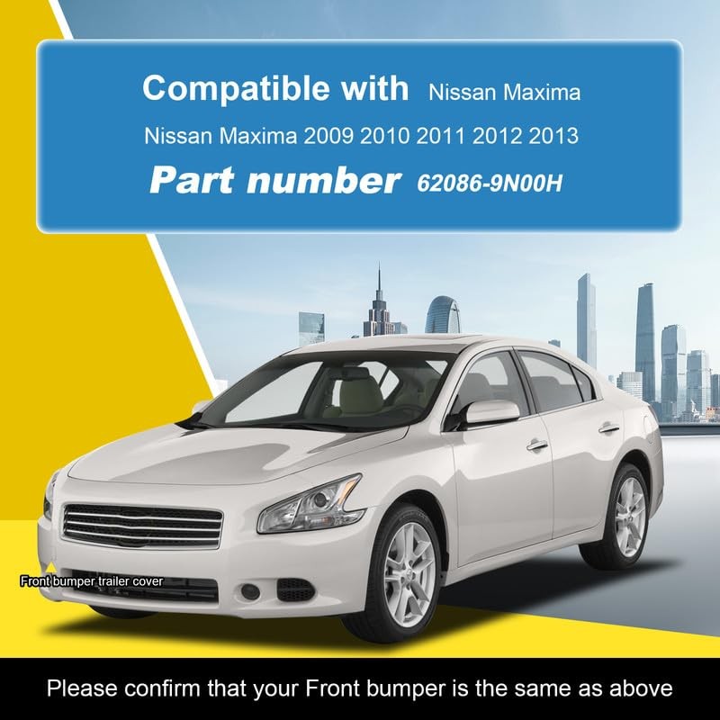 Goholy Car Front Bumper Tow Hook Cover Compatible with Nissan