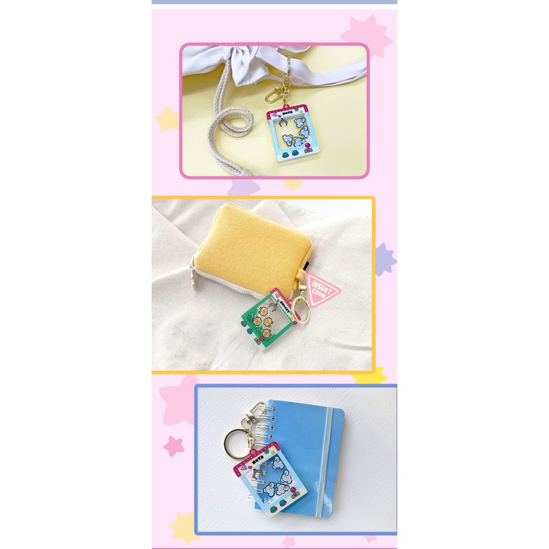 Solomon Shoji BT21 Minini Glitter Keychain (COOKY) GLITTER KEYHOLDER