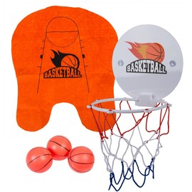 Out of the blue Toiletten-Basketball-Set, Plastik, Orange, 88 x 66 cm