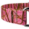 Country Brook Petz - Pink Waterfowl Camo Martingale Dog Collar