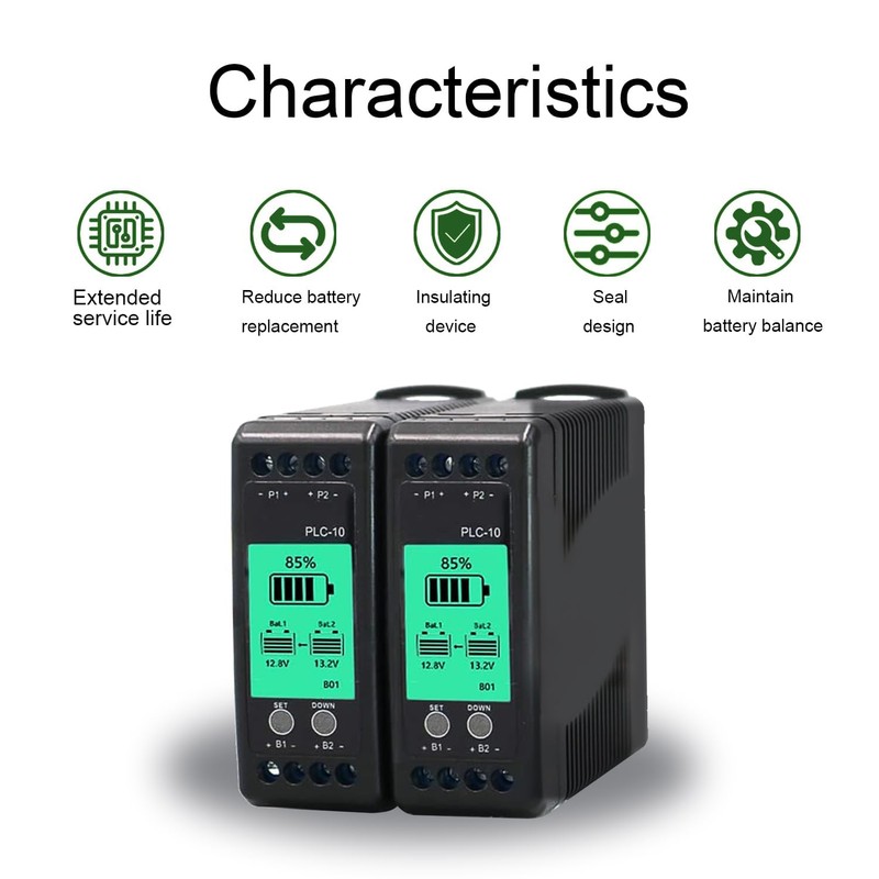 iSunergy Battery Equalizer, Voltage Balancer 12V/24V/48V/60V/72V/96V Battery Bank for Lead-Acid