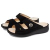 Finn Comfort Moorea Schwarz Nubuk EU 36 (US Women's 5.5-6)