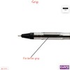 CLARO Lucky Ballpoint Pens, BLACK, 0.7mm Fine Point, Pack of