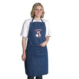 Essence of Europe Gifts E.H.G Embroidered Eet Smakelijk! Denim Apron