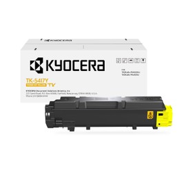 KYOCERA TK-5417Y Yellow Genuine Toner Cartridge, Works TASKalfa MA4500ci / PA4500ci Laser Printers (1T02Z7AUS0)