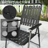 3 Pieces Patio Bistro Set Outdoor Folding Bistro Furniture Sets