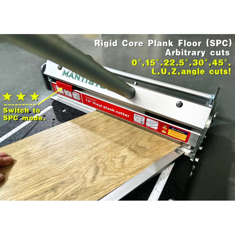 8.8" Pro Vinyl Floor Cutter, Cuts All Types, LVP, SPC,