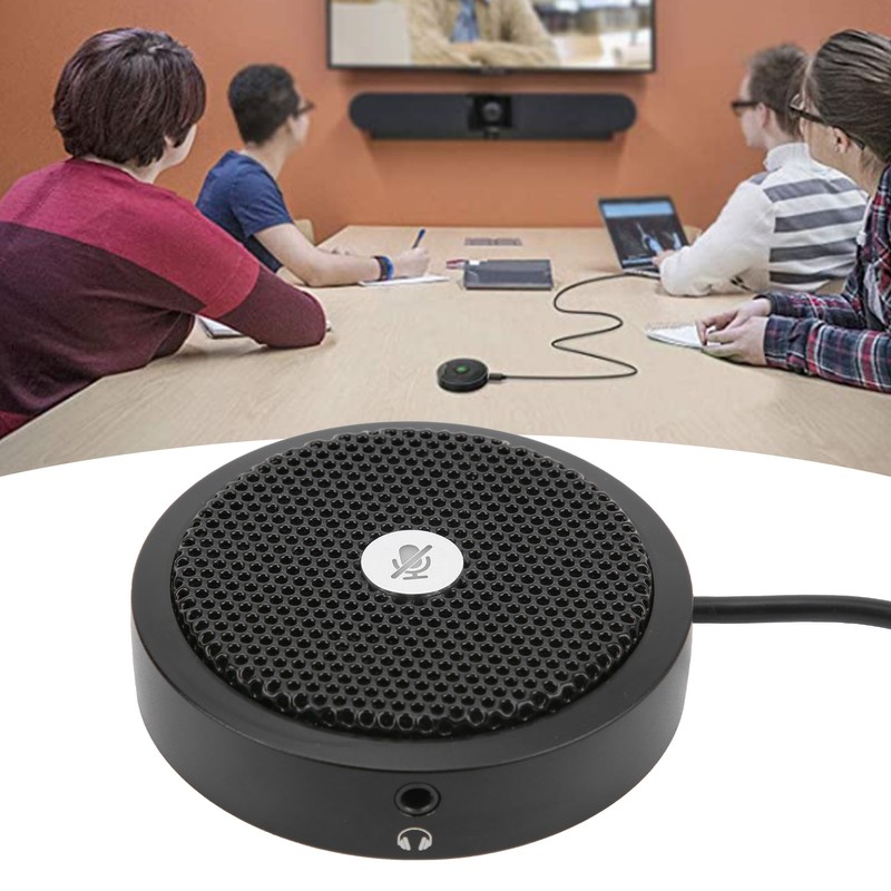 OmniDirectional Microphone Plug and Play USB Desktop Mic for Online