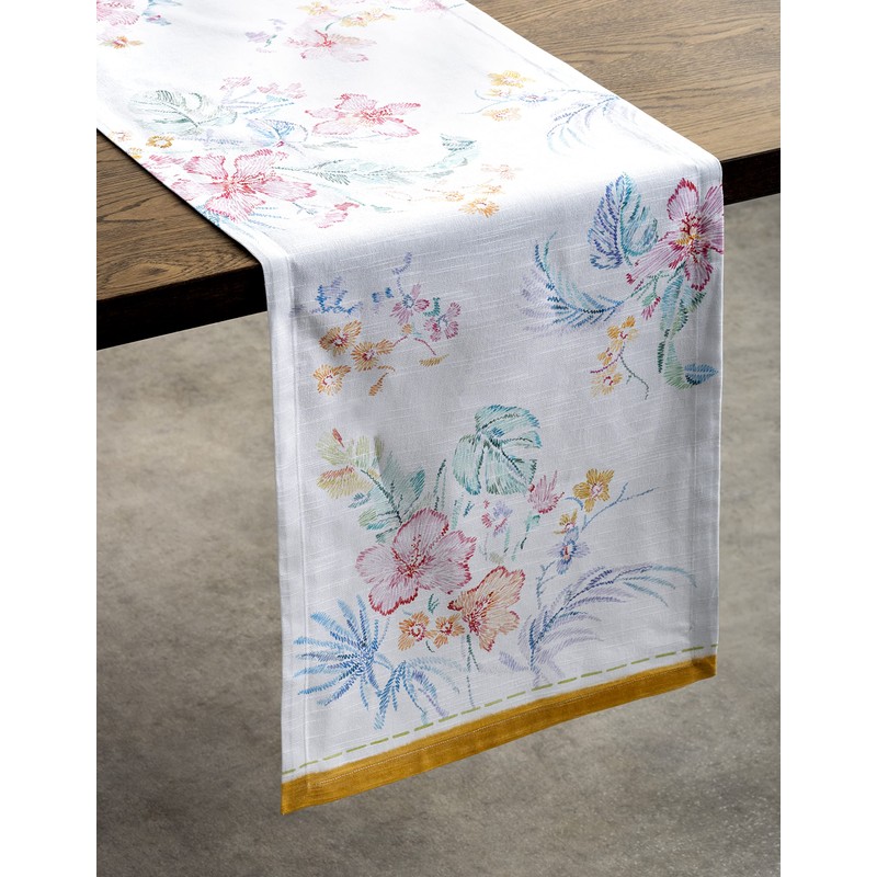 Maison d' Hermine Tablerunner 100% Cotton Decorative Easter Tablerunners Washable