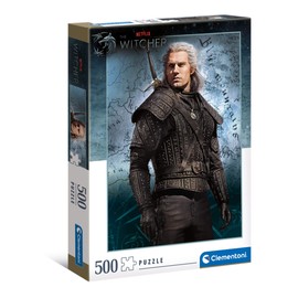 Clementoni 35092 The Witcher Puzzle 500 Pieces from 9 Years, Colourful Adult Puzzle with Bright Colours, Skill Game for the Whole Family, Great Gift Idea