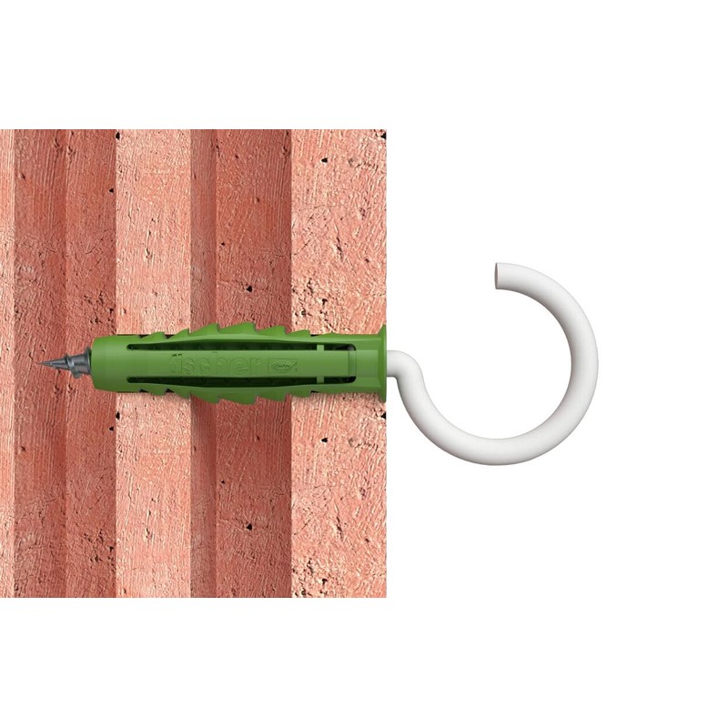 fischer Meister-Box Greenline Expansion Wall Plugs SX + A2 Screws