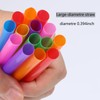 YAOSHENG 200 Pack Smoothie Straws, 10.24 Inches Straws Disposable, Drinking