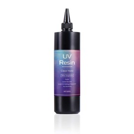 500g Clear UV Resin Hard Type New Formula One Minute Ultraviolet Solar Quick Curing Epoxy Resin Glue for Casting & Coating/Molds/Jewelry Pendants Earrings Bracelets Making/DIY Crafts, Bulky Pack