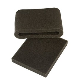 HQRP 2-Pack Washable Upper Tank & Pre-Motor Filter Set Compatible with Bissell CleanView Bagless 3593, 35931, 35932, 35933, 3593M, 3593Z Upright Vacuums