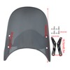 Motorcycle Wind Deflector Universal AntiCrack Scratch Resistant Fit for Triumph
