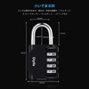 Diyife Padlock, Dial Type, 4 Digit Combination Lock, Anti-Theft, Numbered