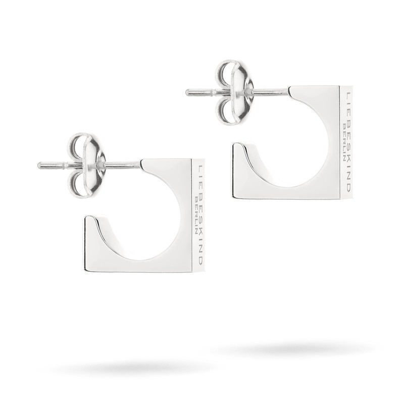 Liebeskind Berlin Creole Earrings 1.2 cm Stainless Steel, Stainless Steel,