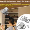 8-Set Heavy Duty Mailbox Replacement Roller Catch Latch Kit with