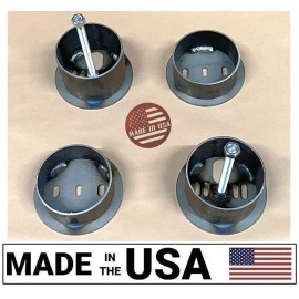 StreetRays [SR] Universal Lowering Drop Slam Truck Front Air Ride Bag Brackets Cups 4.5" OD