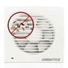 Brightex, Extractor fan With Timer 100mm 4 inch 14W Energy
