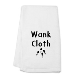 Novelty Wank Wash Towel Wank Cloth Adult Humour Joke Gag Gift for Boyfriend Husband (Wank Towel EU)
