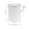 bremermann Gavello Mini Cosmetic Bin with Swing Lid / Bathroom