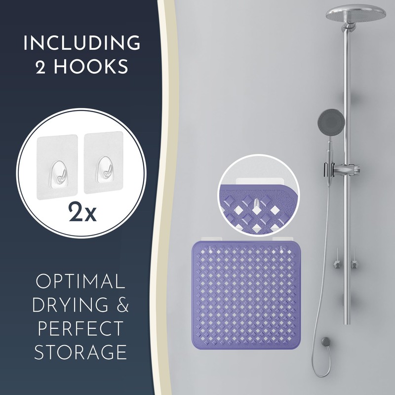 homerella® Shower Mat Non Slip Anti Mold, Non Slip Shower
