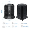 Micshion Tower Vertical Outlet 2 Bipolar Switches AC 8 USB