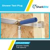 Sharkbite 1/2 Inch MNPT Bathroom Shower Test Plug, 25828Z