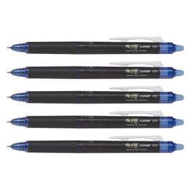 PILOT Frixion Point Clicker Fine Point Rollerball Pen - Blue (Pack of 5)