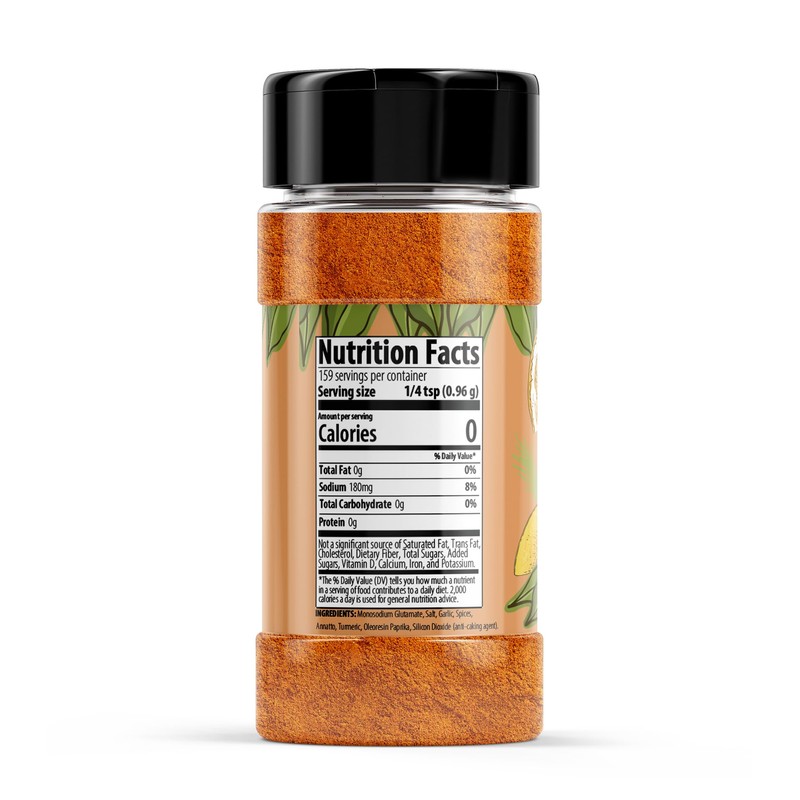 Unpretentious Caribbean Sazón, 5.4 oz, Flavorful & Savory, Latin &