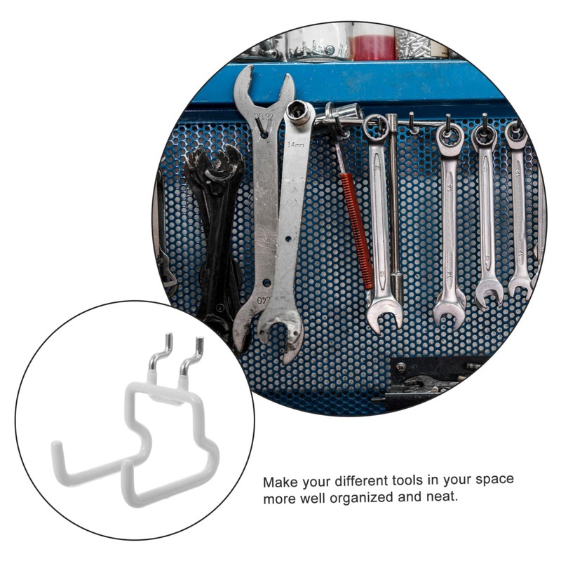 SHINEOFI Heavy Duty Pegboard Hook Versatile Wall Organizer for Tools