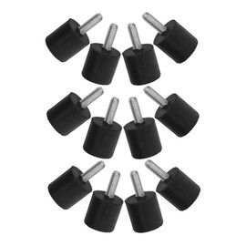 Nivelador De Muebles M6 Ajustable Pies De Goma Roscados Antideslizantes Protectores De Piso para Patas De Silla Mesa Y Gabinete Reducen Ruido Y Proteg