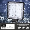 LED Work Light 12 V 4 Pieces Aluminium ABS 48